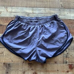 Nike Women's Athletic Shorts in Gray and Black